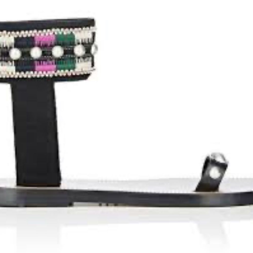 Isabel Marant Leather Sandał - Excellent Condition LIKE NEW Size 7.5 Stud Sandal - Picture 2 of 7